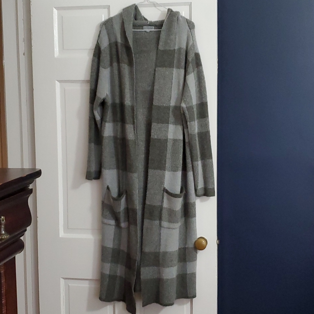 Hooded cardigan